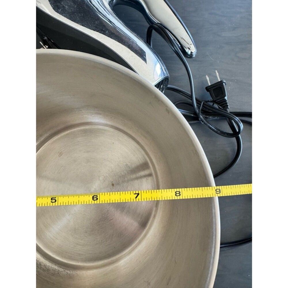 Oster Silver and Black Hand Mixer with Stainless Bowl - Picture 2 of 5